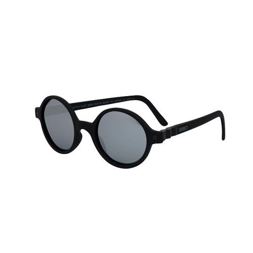 KiETLA CraZyg-Zag - detské slnečné okuliare RoZZ 4-6 rokov (Black - zrkadlovky)